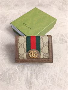 Gu.cci Ophidia GG Card Case Wallet Supreme Canvas 523155