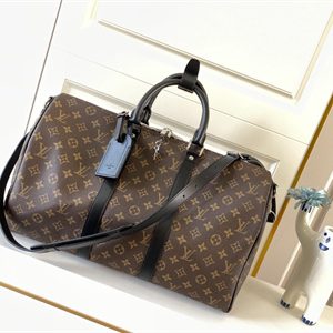 L.V Keepall Bandoulière 45 Monogram Macassar M56711