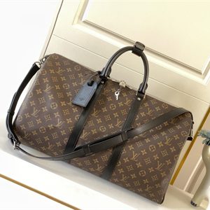 L.V Keepall Bandoulière 50 Monogram Macassar M56713