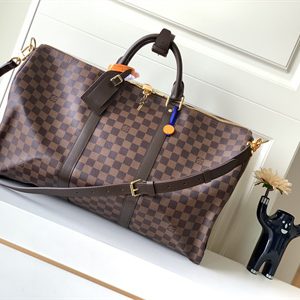 L.V Keepall Bandoulière 50 Damier Ebene N41416