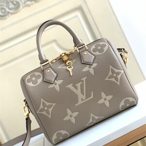 L.V Speedy Bandoulière 25 Monogram Empreinte Turtledove/Beige M58947