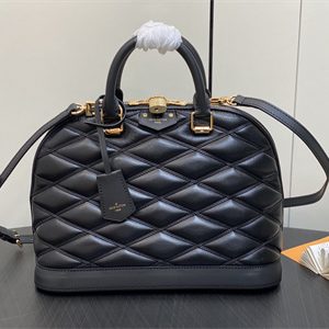 L.V Alma  PM Bag Lamb Leather Black M23688