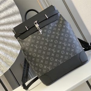 L.V Steamer Backpack Monogram Eclipse M44052