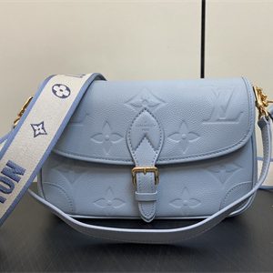L.V Diane Bag Monogram Empreinte Cowhide Blue M46386