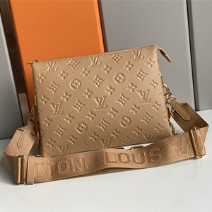 L.V Coussin PM Bag Monogram Embossed Lambskin Beige M57790