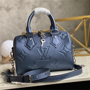 L.V Speedy Bandoulière 20 Giant Monogram Empreinte Navy M58953