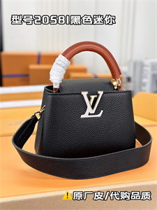 L.V Capucines Mini Bag Taurillon Leather Black M20581