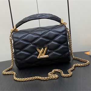 L.V  Go-14 MM Bag Lambskin Black M22891