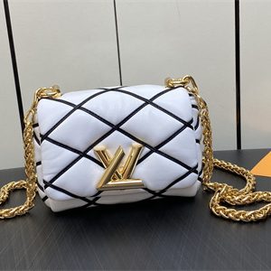 L.V Pico Go-14 Bag Lambskin White/Black M23762