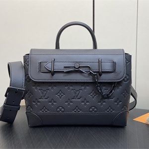 L.V  Steamer PM Bag Monogram Embossed Taurillon Cowhider Leather M24436