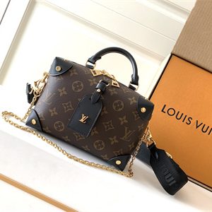 L.V Petite Malle Souple Bag Monogram Canvas Black M45571