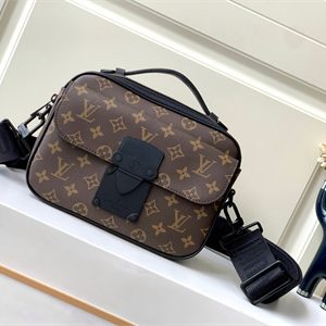 L.V S Lock Messenger Bag Monogram Canvas M45806