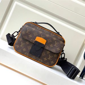 L.V S Lock Messenger Bag Monogram Canvas M46688