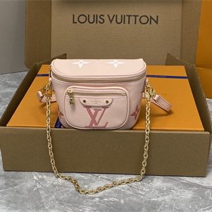 L.V Mini Bumbag Monogram Empreinte Pink M82347