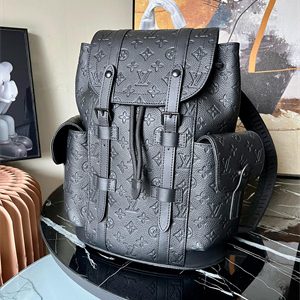 L.V Christopher PM Backpack Monogram Taurillon Leather Black M20899