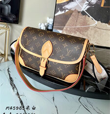 L.V Diane Bag Monogram Canvas Black M45985