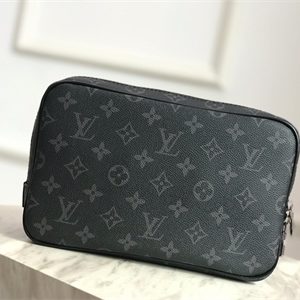 L.V Toilet Pouch GM Monogram Eclipse M43383