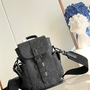 L.V Nano Christopher Backpack Monogram Taurillon Leather Black M83164