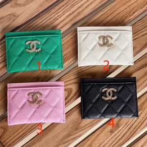 Cha.nel Classic Card Holder Grained Calfskin AP3188