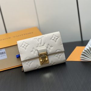 L.V Pochette Metis Compact Wallet Monogram Empreinte Cream M81071