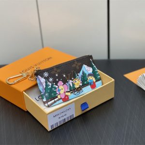 L.V Key Pouch Vivienne Holidays Monogram Canvas M82620