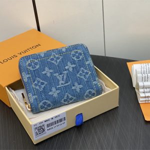 L.V Remix Zippy Coin Purse Monogram Denim M82957