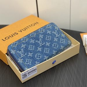L.V Remix Zippy Wallet Monogram Denim M82958