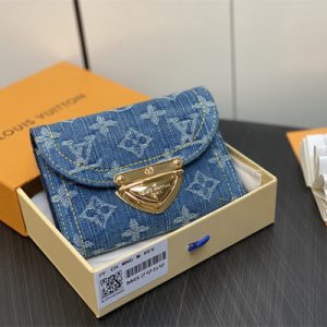 L.V Remix Victorine Wallet Monogram Denim M82959