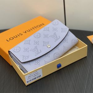 L.V IRIS Wallet Monogram Leather Lilac M82456