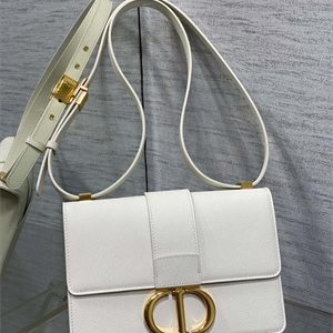 CD 30 Montaigne Bag Grained Calfskin Latte