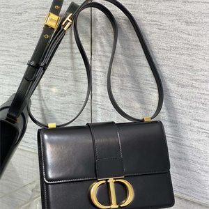 CD 30 Montaigne Bag Box Calfskin Black