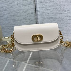 CD Small 30 Montaigne Avenue Bag Box Calfskin Dusty Ivory