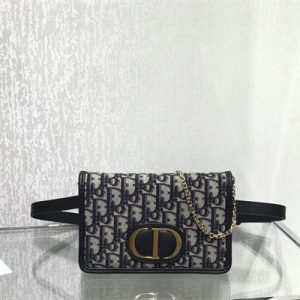 CD 30 Montaigne 2-In-1 Pouch Blue Oblique Jacquard