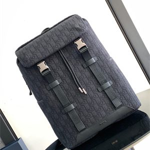 Di.or Explore Backpack Black Oblique Jacquard