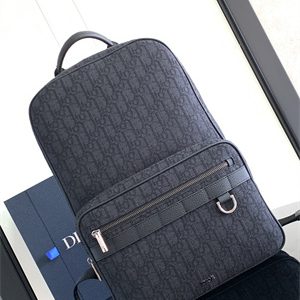 Di.or Safari Backpack Black Oblique Jacquard