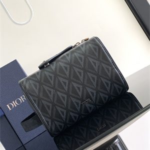 Di.or Lingot Toiletry Bag Black CD Diamond Canvas