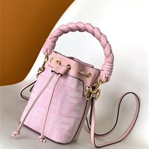 Fen.di MON TRESOR Pink Canvas FF Mini Bag