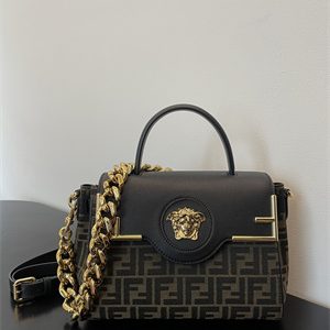 Fen.di Fendace LA Medusa Meidum Handbag