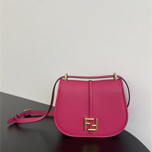 Fen.di C'mon Medium Fuchsia Leather Bag