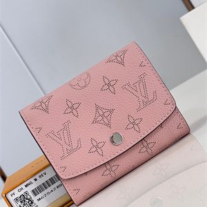 L.V IRIS Compact Wallet Monogram Leather Pink M62542