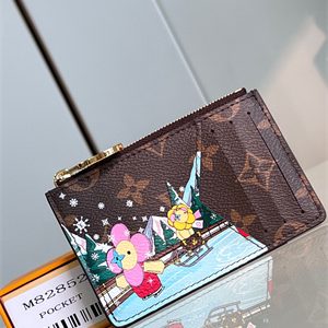 L.V Romy Card Holder Vivienne Holidays Monogram Canvas M82852