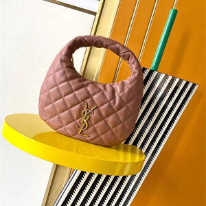 YSL ICARINO In Quilted Nappa Lambskin Pink