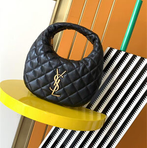 YSL ICARINO In Quilted Nappa Lambskin Black