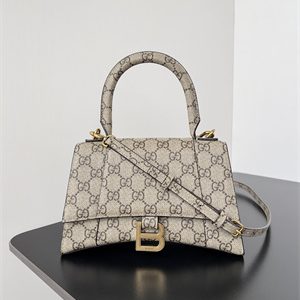 Gu.cci x Balen.ciaga The Hacker Project Small Hourglass Handbag