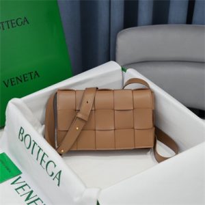 BV Cassette Cross Body Bag In Lambskin Caramel Color