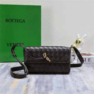 BV Mini Andiamo Shoulder Bag In Lambskin Leather Fondant Color