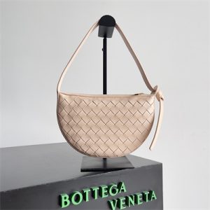 BV Mini Sunrise Shoulder Bag In Lambskin Lotus Color