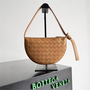BV Mini Sunrise Shoulder Bag In Lambskin Brown Color