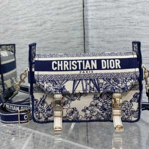 CD Small Camp Bag Blue R??ve d'Infini Embroidery