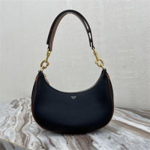 Celine Medium AVA Strap Bag In Smooth Calfskin Black